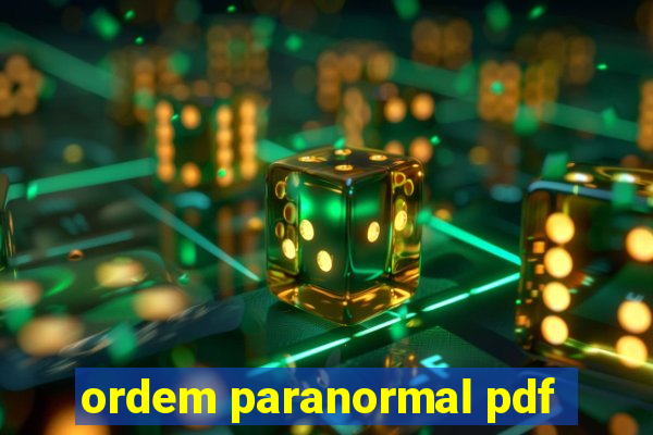 ordem paranormal pdf