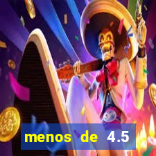 menos de 4.5 escanteios o que significa