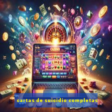 cartas de suicidio completas