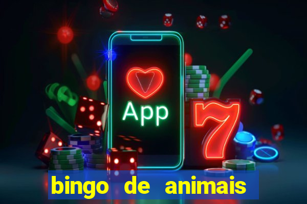 bingo de animais para educa??o infantil