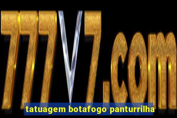 tatuagem botafogo panturrilha