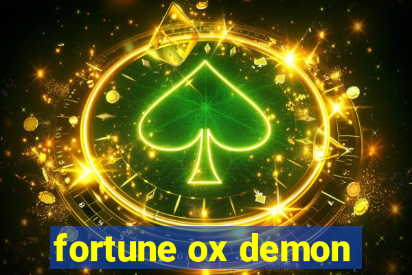 fortune ox demon