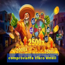 comprovante claro email