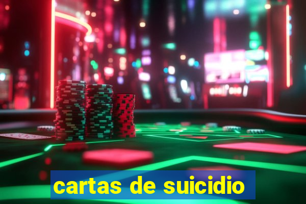 cartas de suicidio