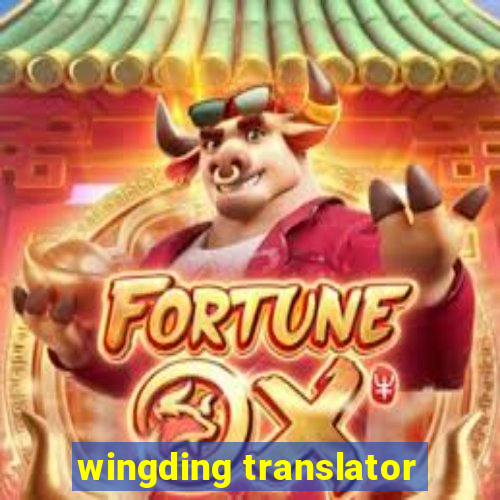 wingding translator