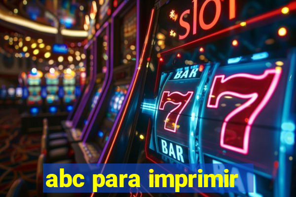 abc para imprimir