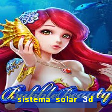 sistema solar 3d em movimento