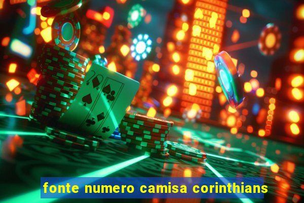 fonte numero camisa corinthians