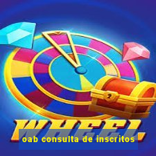 oab consulta de inscritos