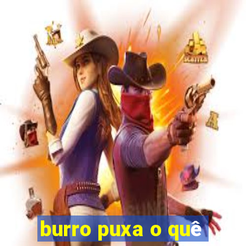 burro puxa o quê