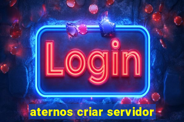 aternos criar servidor