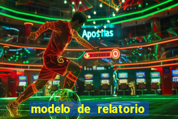 modelo de relatorio de estagio cruzeiro do sul
