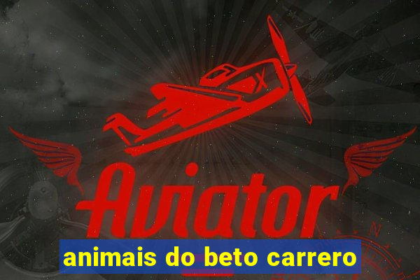 animais do beto carrero