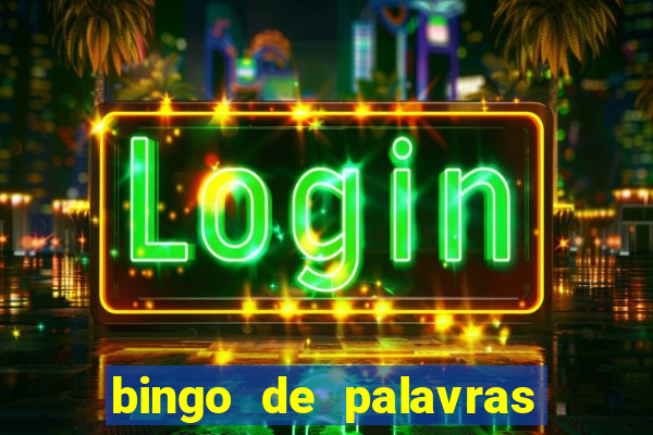 bingo de palavras de natal
