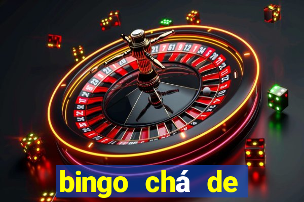 bingo chá de bebê excel