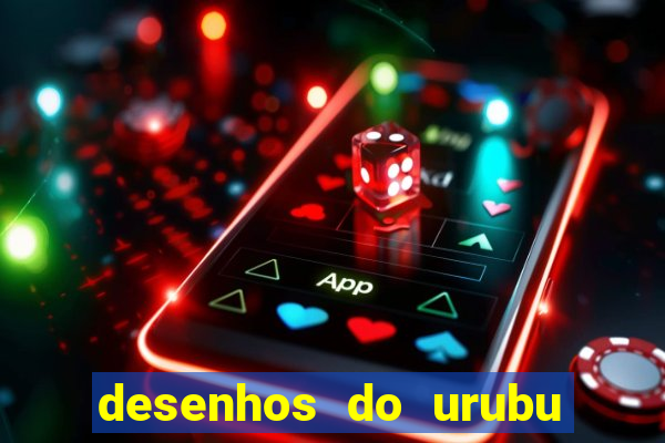 desenhos do urubu do flamengo para colorir