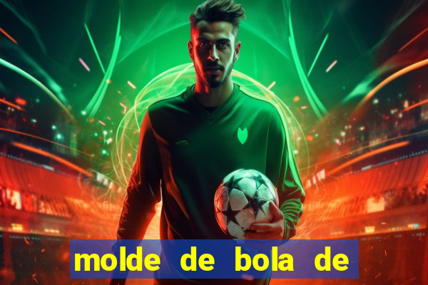 molde de bola de futebol para imprimir
